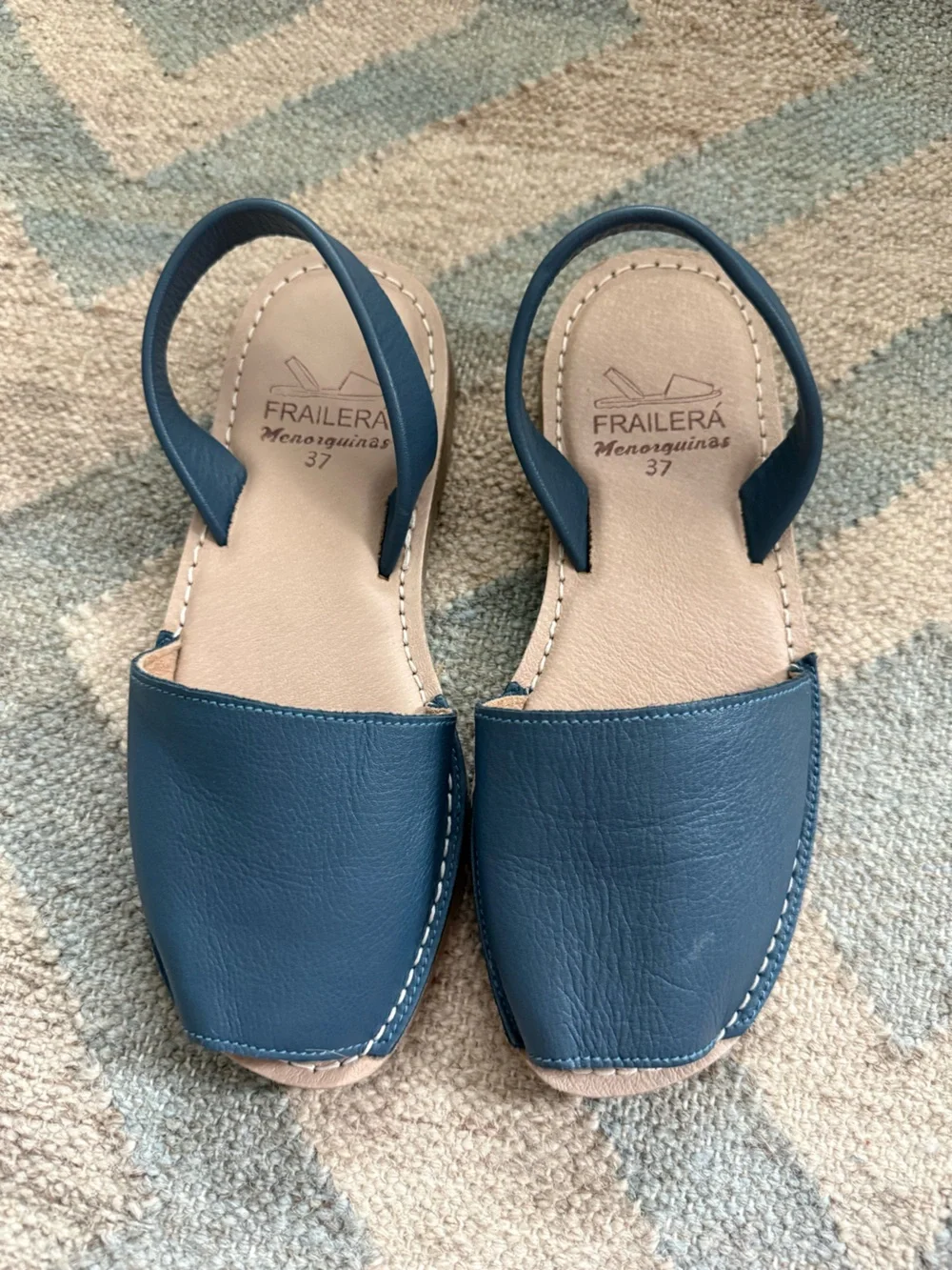 Frailerá Menorcan Avarcas sandals in Blue Size 37 US7
